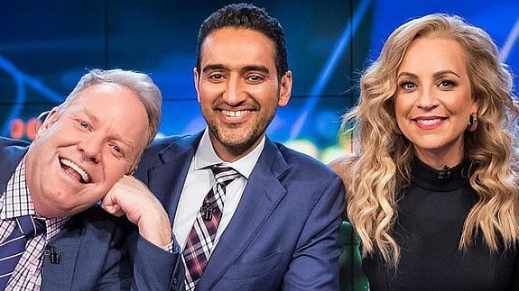 While Waleed Aly will absolutely miss former co-hosts Pete Helliar and Carrie Bickmore, he’s looking forward to forming bonds with the new recruits. Picture: Supplied/Ten