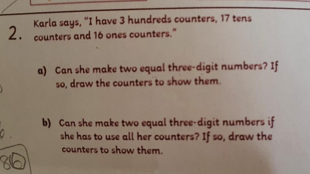 Mum Teresa asked for help online after her son’s homework baffled her. Picture: Family Lockdown Tips &amp; Ideas