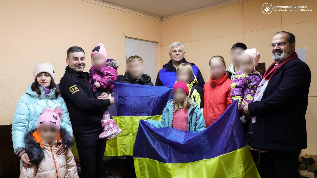 The deal to bring the children home was negotiated with Qatar.