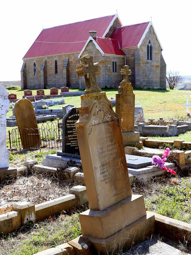 St James church and cemetery in Jericho. Picture: SAM ROSEWARNE