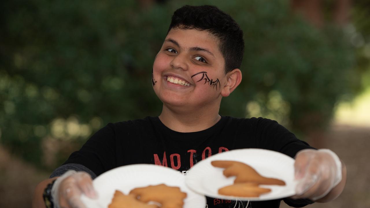 Emin Demiryurek (13) at the Cork and Fork festival on the waterfront Putney on Sunday May 19 2019. (AAP IMAGE / MONIQUE HARMER)