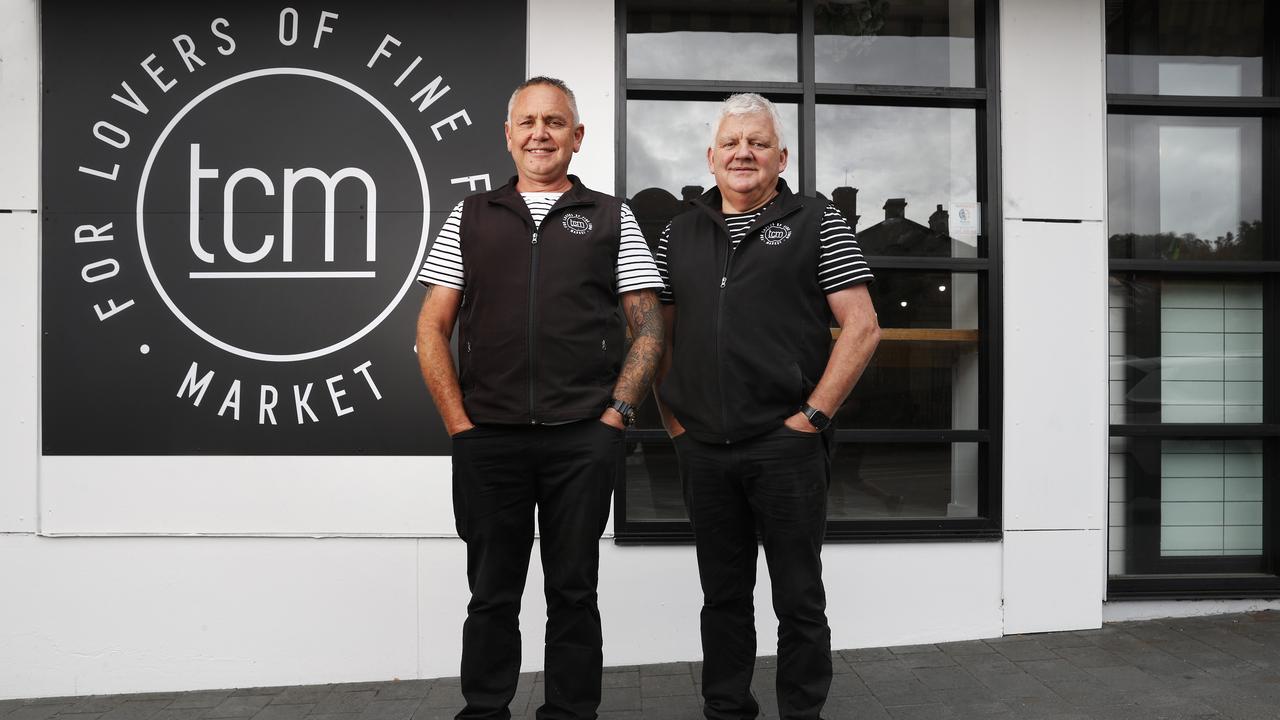 Paul Walker and Kim Barwick co-owners of TCM Market who are expanding with a new store in North Hobart. Picture: Nikki Davis-Jones