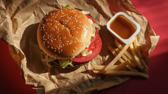 Burger meal dealsSure, if you make a hamburger at home with a lean beef patty, higher protein or wholegrain bread roll and loads of salad you can create a relatively healthy meal. On the other hand, when you order a burger with 2-3 serves of meat and cheese, along with creamy sauces and a side of fries, the average upsized fast-food meal contains more than 1000 calories and upwards of 60-80g of fat, or almost an entire days’ worth of fat and calories, minus any decent vegetable or salad bulk, lean protein or wholegrains. You may have also noticed that you can demolish a fast-food meal within minutes, which is why it is one of the least satisfying types of foods you can have, and is so easy to overeat.