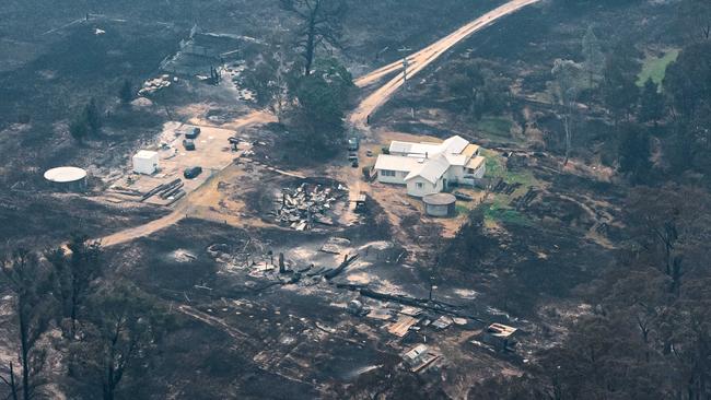 More than half a million hectares have been burnt in the East Gippsland fires. Picture: AAP