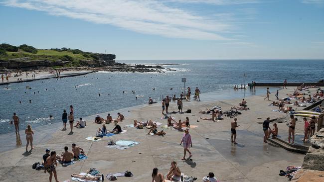 A man in his 80s has been pulled from a popular beach in Sydney’s eastern suburbs just before midday on Monday. Picture: NCA NewsWire / Flavio Brancaleone