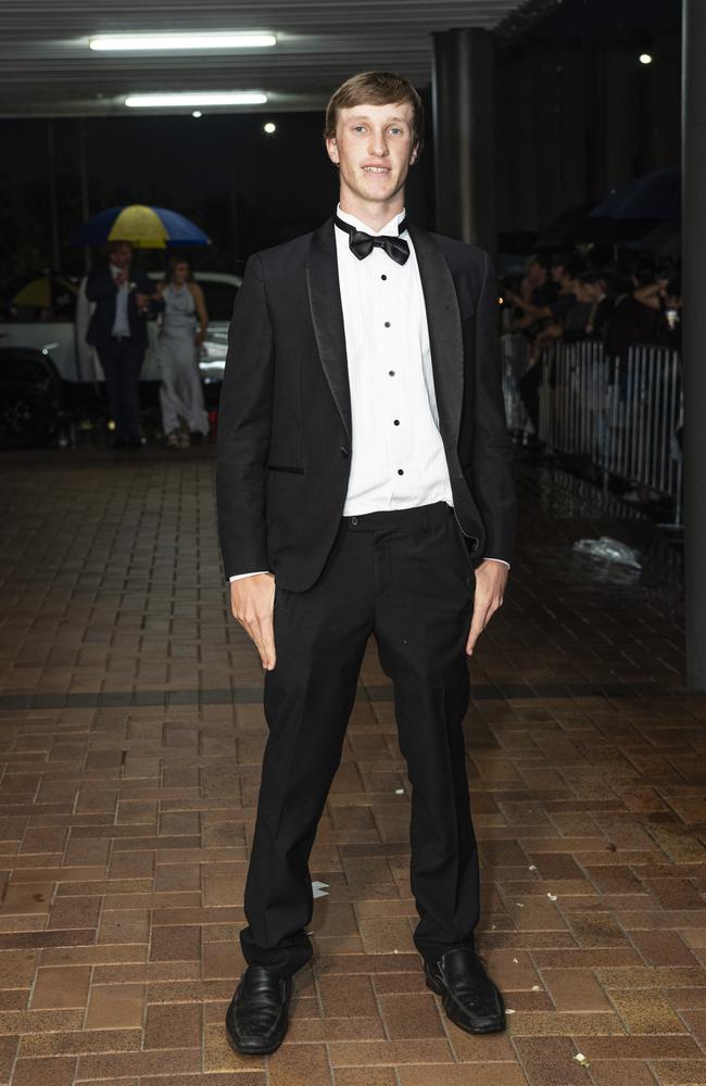 Emerson Strudwick at Toowoomba Grammar School formal at Rumours International, Wednesday, November 13, 2024. Picture: Kevin Farmer