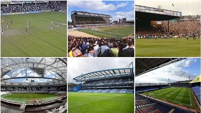 Premier League stadiums have changed over the last 25 years.