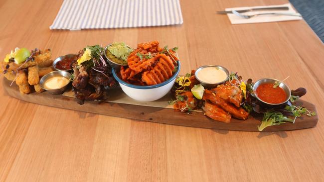 A share platter at The Miami. Picture: Mike Batterham.