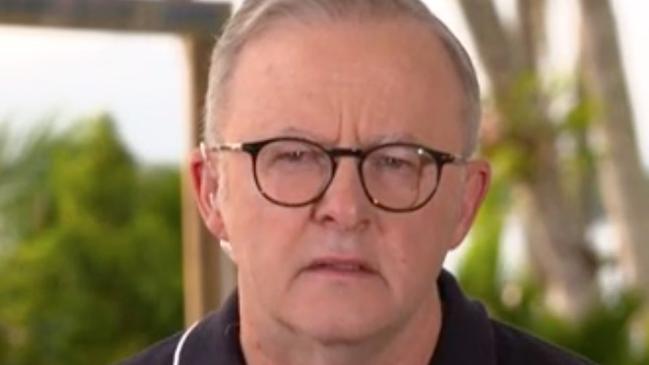 Anthony Albanese touched down in Cairns on Thursday afternoon. Picture: Supplied