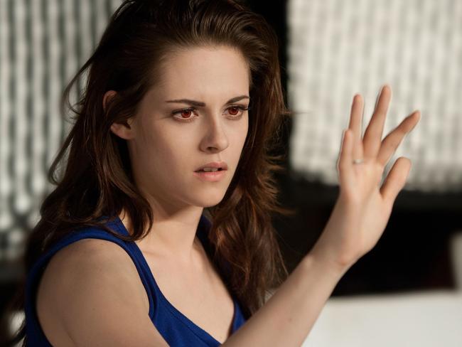 Kristen Stewart in Twilight Saga Breaking Dawn: Part 2.