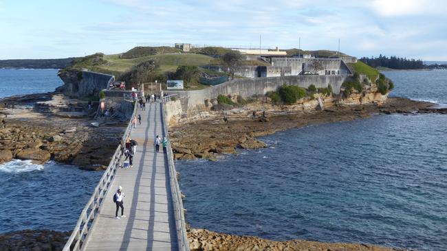 Mr Christensen argues that there will be plenty for cruise passengers to see, including Bare Island. Picture: Greg Bond.