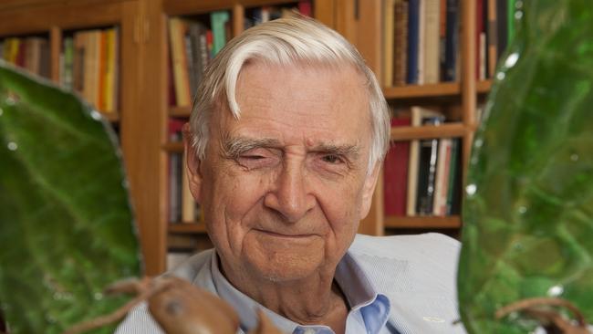 Harvard evolutionary biologist E.O. Wilson died on Boxing Day, aged 92. Picture: Getty Images