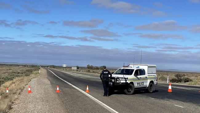 Police are on the scene of a two-vehicle serious crash at Lincoln Gap. Picture: Isaac Selby