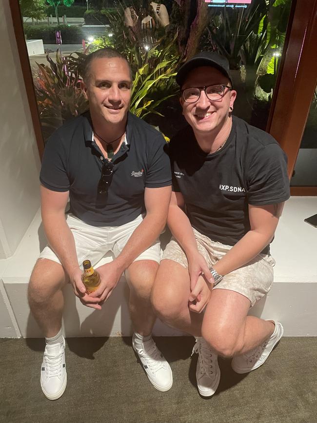 Dan Farrell and Blaire Dunbar attend Bohemian Rhapsody: Queen's Greatest Hits at the Cairns Performing Arts Centre