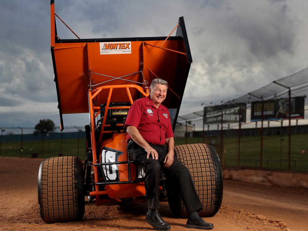 Speedway official Lance Wilson at the Sydney Speedway in Granville. Picture: Jonathan Ng