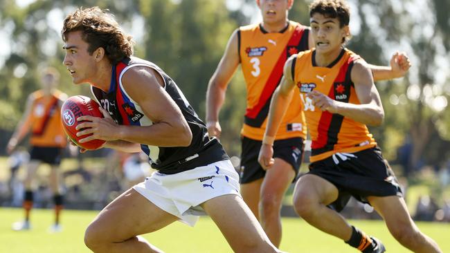 Ned Conway has been playing for North Melbourne this year in the VFL after playing for the Western Jets last year. Picture: Martin Keep/AFL Photos via Getty Images