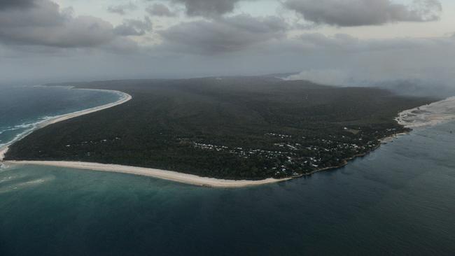 North Stradbroke Island has been closed to the public.