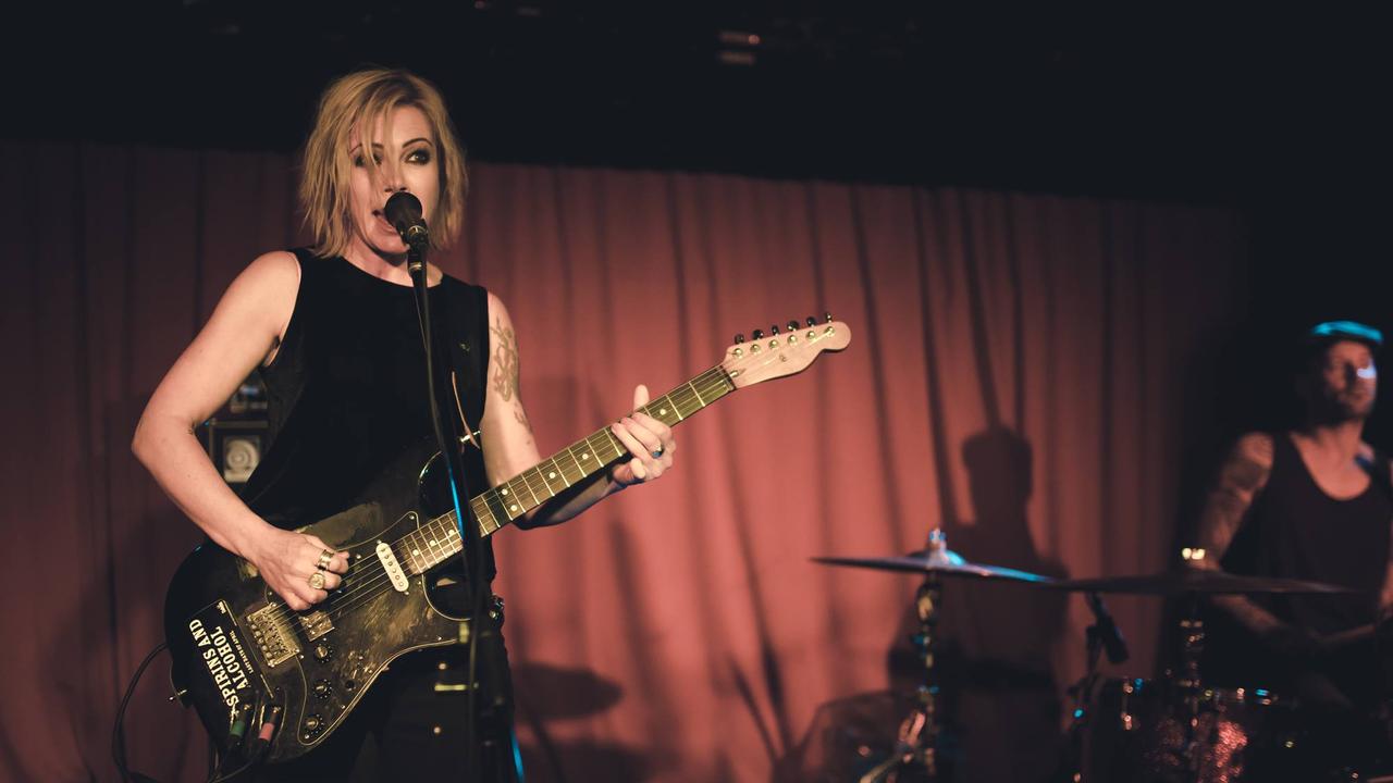 Sarah McLeod performs at the Crown & Anchor in August 2017. Picture: Dave Court