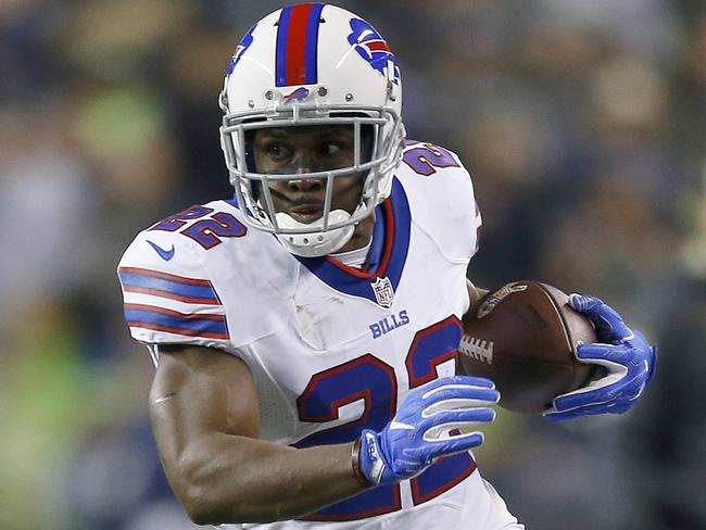 Reggie Bush running the football this season for Buffalo.