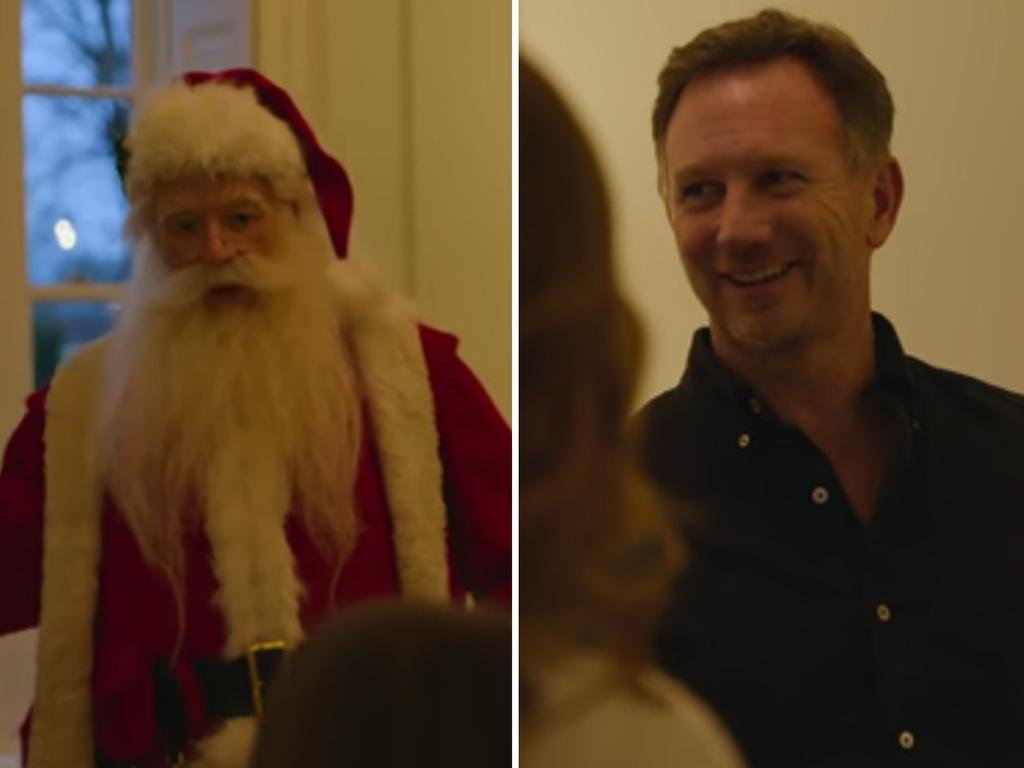 Santa has hung Christian Horner out to dry. Photo: Netflix