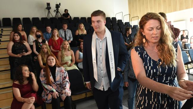 Newcomb Secondary College 2021 graduation at the school’s auditorium. Picture: David Smith