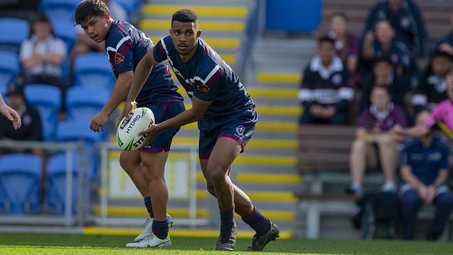 Ipswich SHS's Gabriel Satrick in action .Picture: Jerad Williams