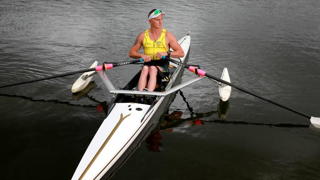 Erik Horrie won his fifth world rowing championship this year. He says the sport’s decision to bring para competition distance in line with able-bodied competition is a   great step towards equal recognition between para and able-bodied athletes. Picture: Angelo Velardo