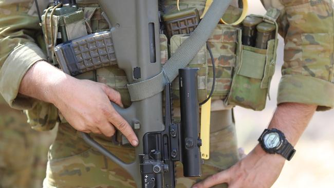 A woman has had a gun explode in her face at the Puckapunyal army base. Picture: Alex Coppel.