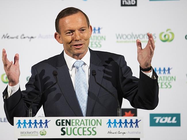 “The government I lead is determined to create the best possible environment to provide work and to find work” ... Prime Minister Tony Abbott.