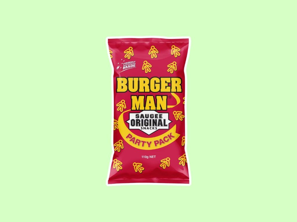 Burger Man – These cult-favourite chips disappeared but made a surprise comeback—only to be discontinued again. First introduced in the ‘90s, they were briefly revived in the 2010s before vanishing for a second time. Picture; Woolworths