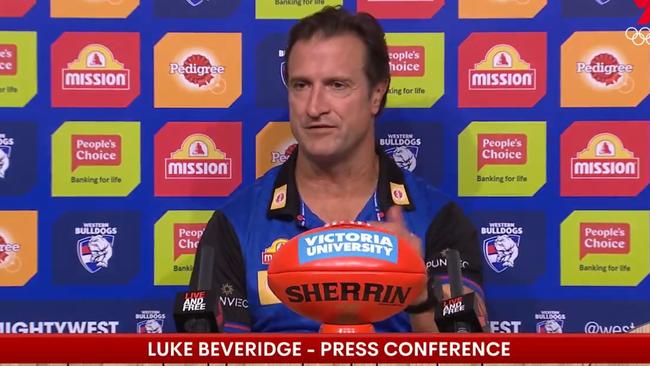 Luke Beveridge did not want to go again.