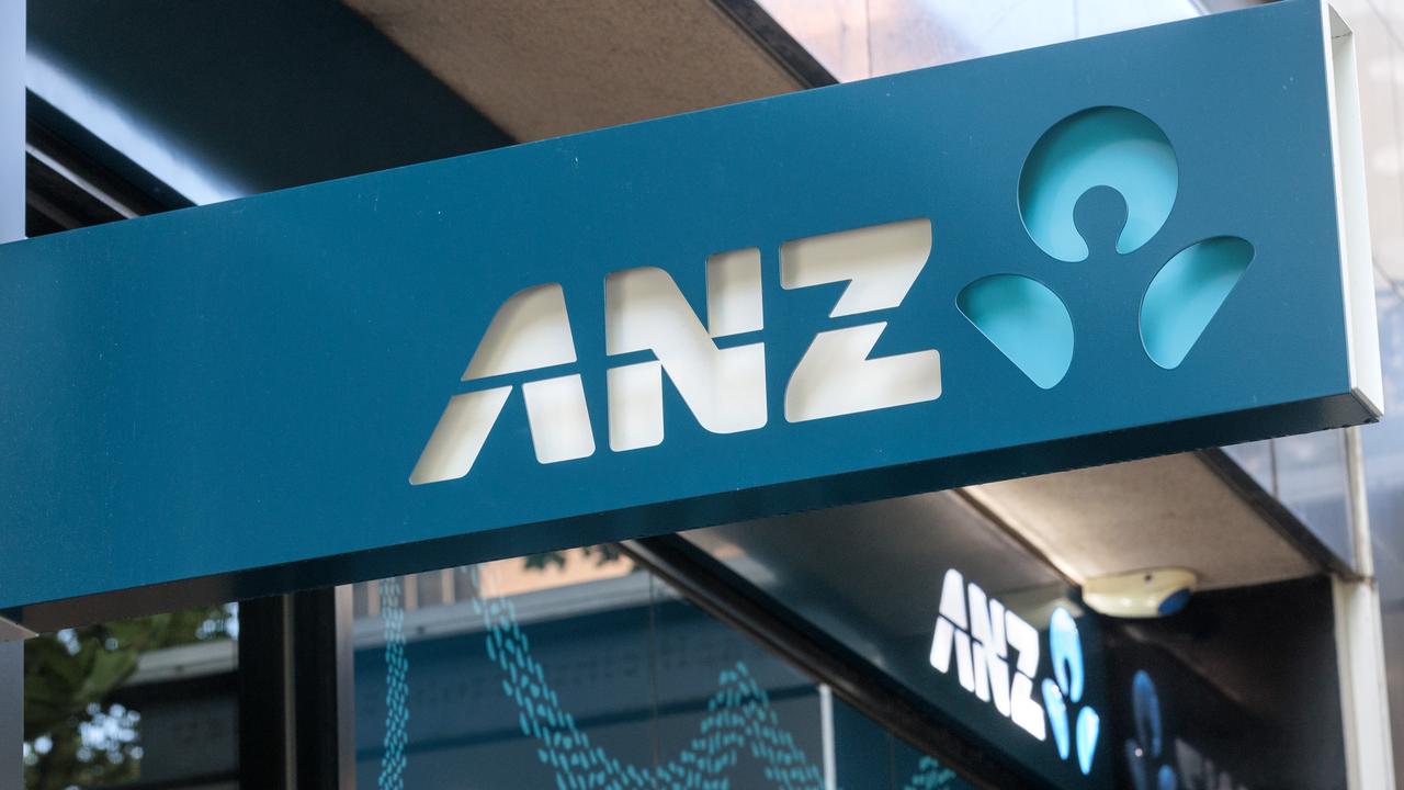 ANZ said there had been a 40 per cent decline in in-branch transactions over the past four years. Picture: NCA NewsWire / David Geraghty