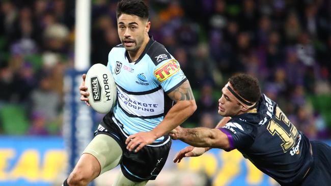 Cronulla’s Shaun Johnson could headline a brilliant New Zealand side. Picture: Getty Images