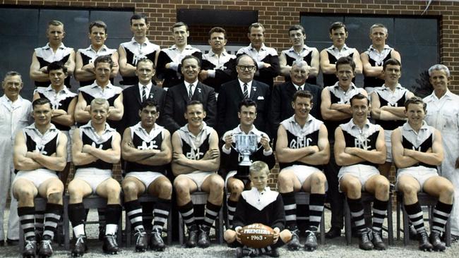 The winning 1963 North Ballarat premiership team. Picture: Supplied