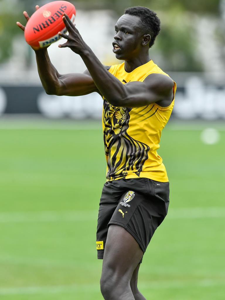 Bigoa Nyuon had an ACL scare.