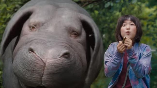 Okja and Mija (Ahn Seo-hyun).