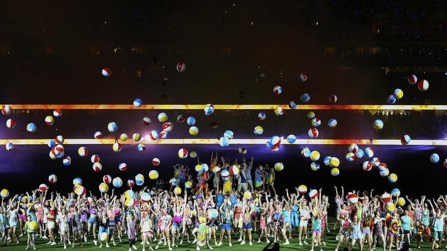 New Year's celebrations after the finish of a BBL game at Adelaide Oval. The Hurricanes will return to the marquee timeslot this year. Picture Sarah Reed