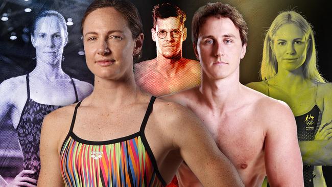 Aussie swimmers Bronte Campbell, Cate Campbell, Mitch Larkin, Cameron McEvoy and Emily Seebohm are out to do the impossible.