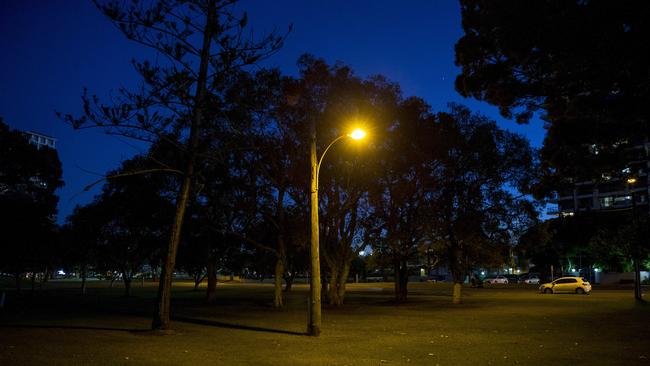 Poorly lit parks are now under the spotlight. Picture: Jerad Williams