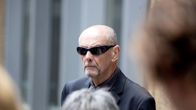 Peter Dawson, the brother of Chris Dawson, after Chris was sentenced to 24 years in prison. Picture: Liam Mendes / The Australian