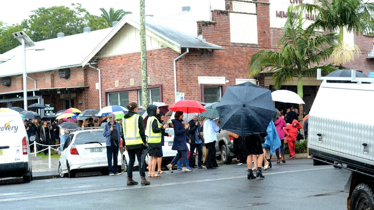 The March 4 Justice event in Mullumbimby on Monday, March 15, 2021. Picture: Liana Boss