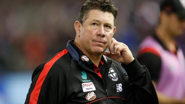 Brett Ratten. Photo by Michael Willson/AFL Photos via Getty Images.