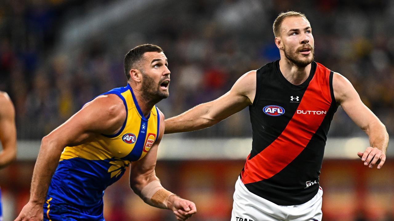 McKay’s move to Tullamarine in 2024 has given the Bombers a lot more stability in the back half (Photo by Daniel Carson/AFL Photos via Getty Images)