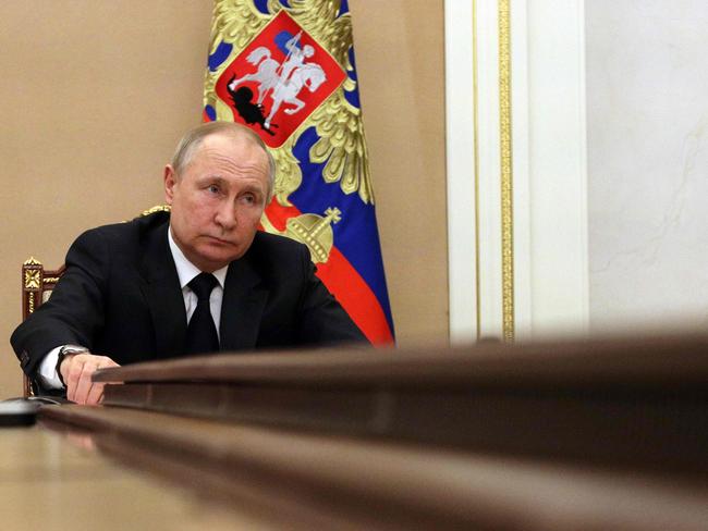 Russian President Vladimir Putin has never been more dangerous. Picture: Mikhail KLIMENTYEV / SPUTNIK / AFP