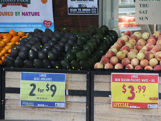 SYDNEY, AUSTRALIA -  Newswire Photos MARCH 14 2023 - A member of the public is seen buying produce and groceries in Sydney as the Cost of living continues to rise. Picture: NCA Newswire / Gaye Gerard.