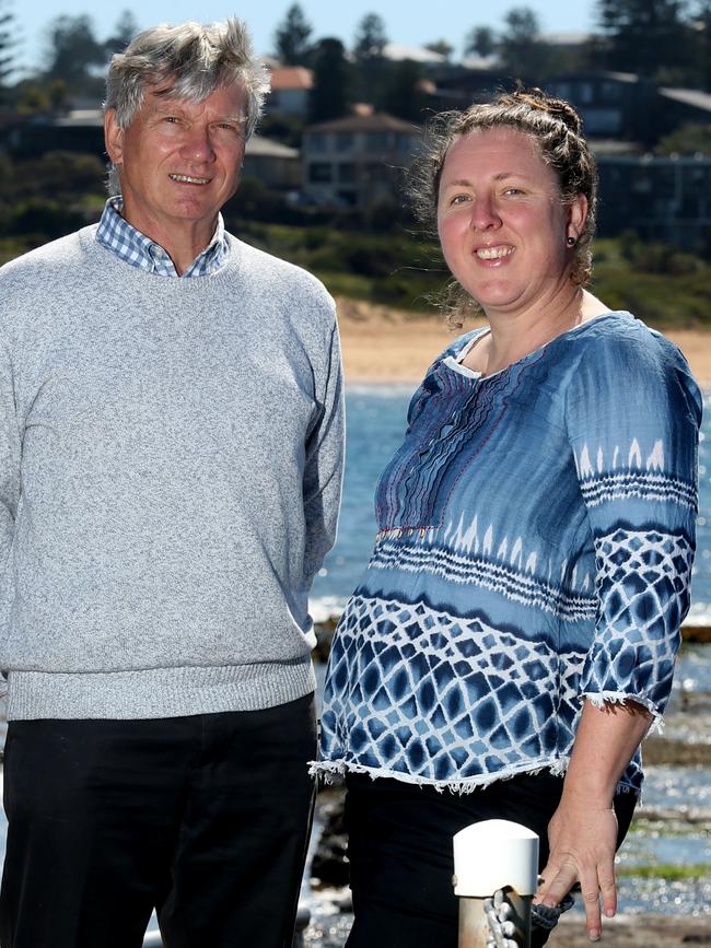 Peter Middleton ran as an independent for the Northern Beaches Council with Selena Griffith. Picture: Annika Enderborg.