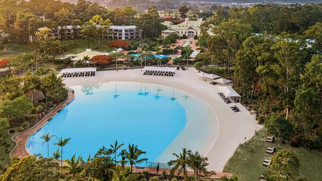 InterContinental Sanctuary Cove's one-acre beach lagoon pool is summer goals.