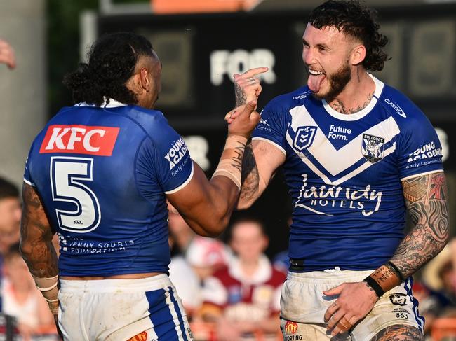 Finishing fifth could work out better for the Bulldogs that being in the top four. Picture: Emily Barker/Getty Images