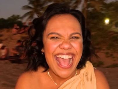 Miranda Tapsell at Mindil Beach. Picture: Supplied