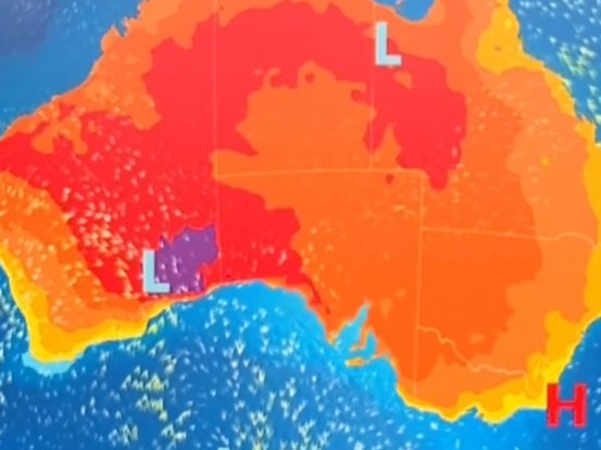 It will be a perfect day for most of Australia on Christmas Day. Picture: Sky Weather.